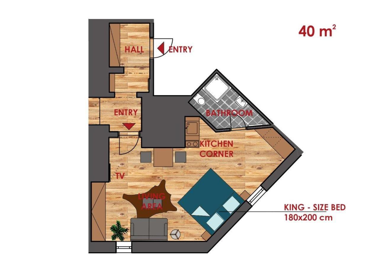 Bohemian Chic 2 Bedroom 2 Bathroom Loft With Hanging Chair Prag Eksteriør billede